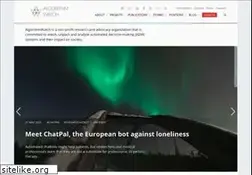 Sites similar to algorithmwatch.org