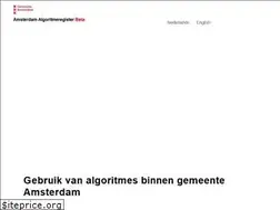Sites similar to algoritmeregister.amsterdam.nl