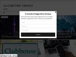 Sites similar to algoritmoumano.it
