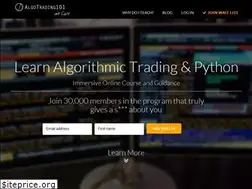 Sites similar to algotrading101.com