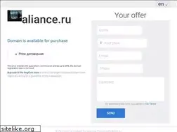 Sites similar to aliance.ru