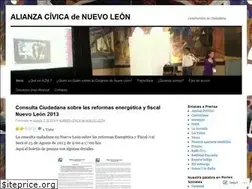 Sites similar to alianzacivicanuevoleon.wordpress.com