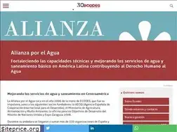 Sites similar to alianzaporelagua.org