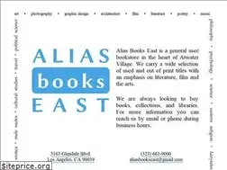 Sites similar to aliasbookseast.com
