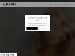 Sites similar to aliasmae.com.au