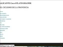 Sites similar to alicanteconelplatogrande.com