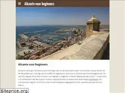 Sites similar to alicantevoorbeginners.nl
