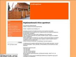 Sites similar to alice.honlapom.com