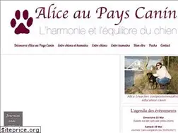 Sites similar to aliceaupayscanin.fr