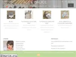 Sites similar to alicebalice.com