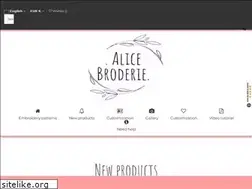 Sites similar to alicebroderie.com