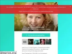 Sites similar to alicecoghlan.com