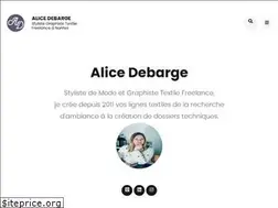Sites similar to alicedebarge.com