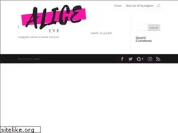 Sites similar to aliceeve.com