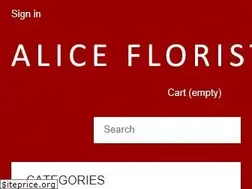 Sites similar to aliceflorist.com