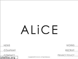 Sites similar to aliceinc.co.jp