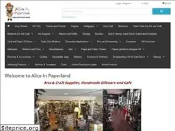 Sites similar to aliceinpaperland.com.au
