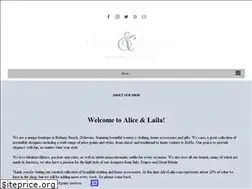 Sites similar to alicelaila.com