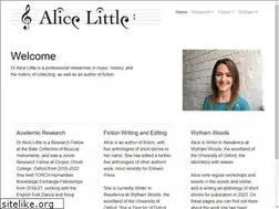 Sites similar to alicelittle.co.uk