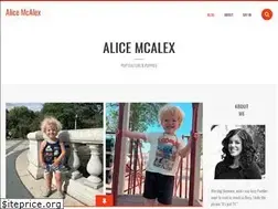 Sites similar to alicemcalex.com