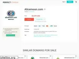 Sites similar to alicemoon.com