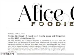 Sites similar to aliceqfoodie.blogspot.com