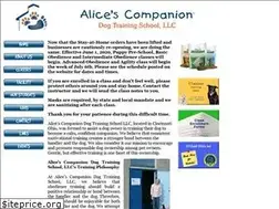 Sites similar to alicesdogschool.com