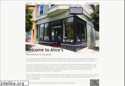 Sites similar to alicesrestaurantsf.com