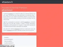 Sites similar to alicestore.it