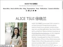 Sites similar to alicetsui.com