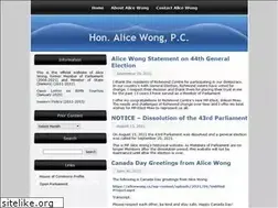 Sites similar to alicewong.ca