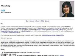 Sites similar to alicezheng.org