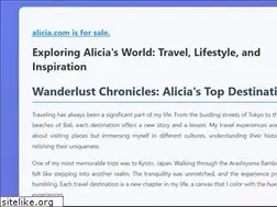Sites similar to alicia.com