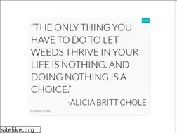 Sites similar to aliciachole.com