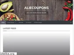 Sites similar to aliecoupons.com