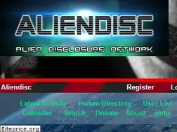 Sites similar to aliendisc.net