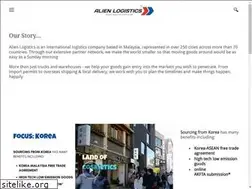 Sites similar to alienlogistics.com