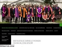 Sites similar to alienor-chorale.fr