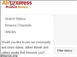 Sites similar to aliexpressproductreview.com