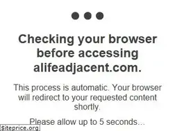 Sites similar to alifeadjacent.com