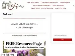 Sites similar to alifeofheritage.com