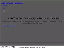 Sites similar to alightmotionmod.app