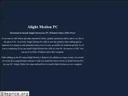 Sites similar to alightmotionpc.com