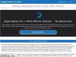 Sites similar to alightmotionpro.info
