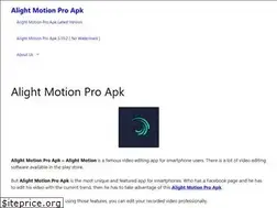 Sites similar to alightmotionproapk.com