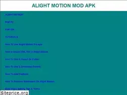 Sites similar to alightmotionproapk.net