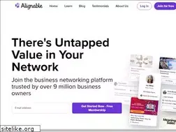 Sites similar to alignable.com