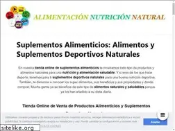 Sites similar to alimentacionnutricionnatural.com