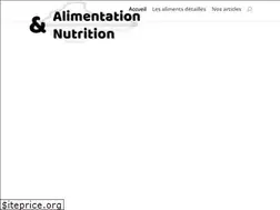 Sites similar to alimentation-et-nutrition.fr