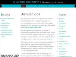 Sites similar to alimentoargentina.com